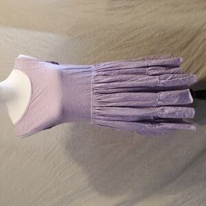 Anthropology Saturday Sunday Babydoll Midi Dress SZ SM